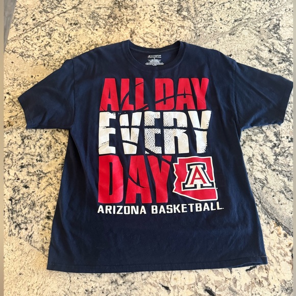 University of Arizona Basketball Short Sleeve Black T-Shirt Men’s Size Large EUC - Picture 2 of 12